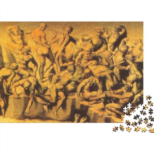 Museums Leonardo Da Vinci Puzzle 1000 Teile, Ölmalerei Puzzles Für Erwachsene, Geschicklichkeitsspiel Für Die Ganze Familie, Übung Für Den Geist, Ideal Als Wandbild von XCOFG