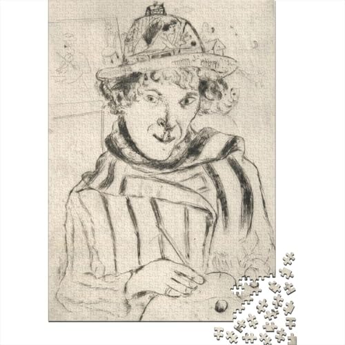 Museums Marc Chagall Puzzle 1000 Teile, Skizze Puzzles Für Erwachsene, Geschicklichkeitsspiel Für Die Ganze Familie, Übung Für Den Geist, Ideal Als Wandbild Museums Marc Chagall Puzzle 1000 Teile, Skizze Puzzles Für Erwachsene, Geschicklichkeitsspiel Für Die Ganze Familie, Übung Für Den Geist, Ideal Als Wandbild von XCOFG