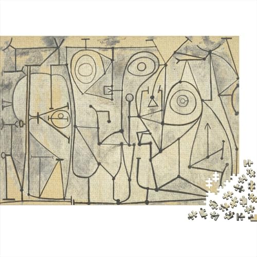 Museums Pablo Picasso Puzzle 1000 Teile, Kunst Puzzles Für Erwachsene, Geschicklichkeitsspiel Für Die Ganze Familie, Übung Für Den Geist, Ideal Als Wandbild von XCOFG