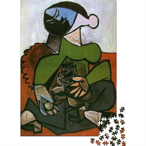 Museums Pablo Picasso Puzzle 1000 Teile, Ölmalerei Puzzles Für Erwachsene, Geschicklichkeitsspiel Für Die Ganze Familie, Übung Für Den Geist, Ideal Als Wandbild von XCOFG