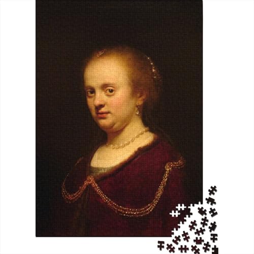 Museums Rembrandt 1000 Teile Erwachsenen Lustige Puzzles, Kunst Puzzlespiel, Ölmalerei Puzzle Profis Mutige Puzzler Puzzeln von XCOFG