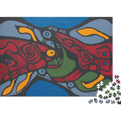 Norval Morrisseau Holz Puzzle 1000 Tabletten, Dekomprimierung Lernspielzeug Weltberühmte Gemälde Puzzles, Exquisite Museums Puzzlespiel, Jungen Und Mädchen Kunst Puzzles Norval Morrisseau Holz Puzzle 1000 Tabletten, Dekomprimierung Lernspielzeug Weltberühmte Gemälde Puzzles, Exquisite Museums Puzzlespiel, Jungen Und Mädchen Kunst Puzzles von XCOFG