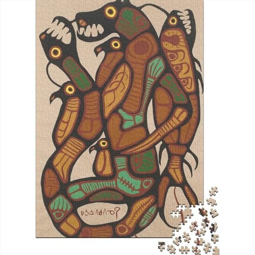Norval Morrisseau Holz-Puzzles Kunst Puzzle Für Erwachsene, Tolles Geschenk Lernspiel Spielzeug Geschenk Für Museums Holzpuzzle 1000 Pcs Norval Morrisseau Holz-Puzzles Kunst Puzzle Für Erwachsene, Tolles Geschenk Lernspiel Spielzeug Geschenk Für Museums Holzpuzzle 1000 Pcs von XCOFG
