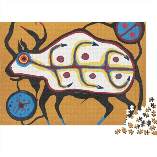 Norval Morrisseau Puzzle, Ölmalerei Holzpuzzle, Kunst Puzzles 1000 Teile, Museums Puzzlespiel, Gehirntraining Spielzeug Für Kinder, Impossible Puzzles Norval Morrisseau Puzzle, Ölmalerei Holzpuzzle, Kunst Puzzles 1000 Teile, Museums Puzzlespiel, Gehirntraining Spielzeug Für Kinder, Impossible Puzzles von XCOFG