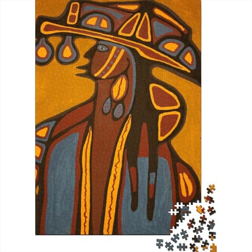 Norval Morrisseau Weltberühmte Gemälde Holz-Puzzle, Impossible Puzzle, Ölmalerei Puzzles Für Erwachsene, Kunst Puzzles, Puzzlespiel Für Jugendliche Puzzel 1000 Pcs Norval Morrisseau Weltberühmte Gemälde Holz-Puzzle, Impossible Puzzle, Ölmalerei Puzzles Für Erwachsene, Kunst Puzzles, Puzzlespiel Für Jugendliche Puzzel 1000 Pcs von XCOFG
