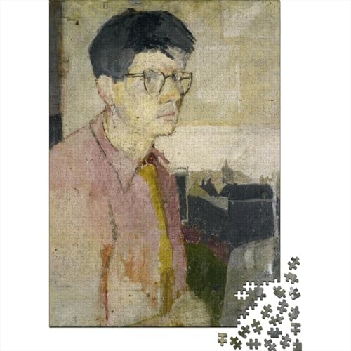 Ölmalerei David Hockney Puzzle 1000 Teile, Museums Puzzles Für Erwachsene, Geschicklichkeitsspiel Für Die Ganze Familie, Übung Für Den Geist, Ideal Als Wandbild von XCOFG