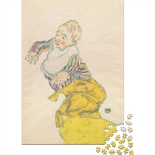 Ölmalerei Egon Schiele Puzzle 1000 Teile, Kunst Puzzles Für Erwachsene, Geschicklichkeitsspiel Für Die Ganze Familie, Übung Für Den Geist, Ideal Als Wandbild Ölmalerei Egon Schiele Puzzle 1000 Teile, Kunst Puzzles Für Erwachsene, Geschicklichkeitsspiel Für Die Ganze Familie, Übung Für Den Geist, Ideal Als Wandbild von XCOFG