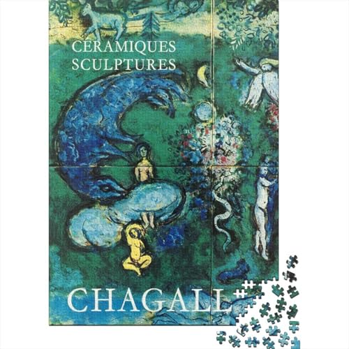 Ölmalerei Marc Chagall 1000 Teile Puzzles Für Weltberühmte Gemälde Holz-Puzzle Lernen Lernspielzeug Familienspiele Geschenke Für Heimdekoration Für Erwachsene 1000 Stück Ölmalerei Marc Chagall 1000 Teile Puzzles Für Weltberühmte Gemälde Holz-Puzzle Lernen Lernspielzeug Familienspiele Geschenke Für Heimdekoration Für Erwachsene 1000 Stück von XCOFG