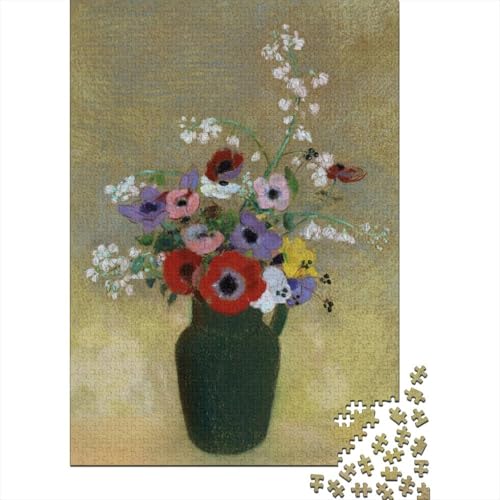 Odilon Redon Puzzle Spiel 1000 Teile Ölmalerei Puzzlespiel Für Erwachsene, Museums Impossible Puzzles, Kunst Holzpuzzle, Puzzler 1000 Pcs von XCOFG