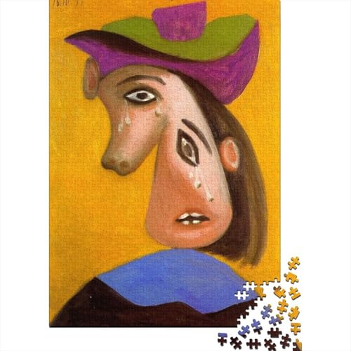 Pablo Picasso Holz-Puzzles Kunst Puzzle Für Erwachsene, Tolles Geschenk Lernspiel Spielzeug Geschenk Für Museums Holzpuzzle 1000 Pcs von XCOFG