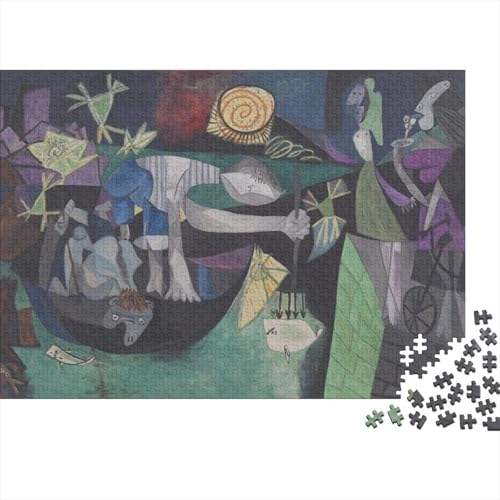 Pablo Picasso Museums 1000 Teile Puzzle Für Teenager Erwachsene, Ölmalerei Holz Puzzle, Lustige Weltberühmte Gemälde Puzzles Piele, Impossible Puzzlespiel Für Die Ganze Familie Pablo Picasso Museums 1000 Teile Puzzle Für Teenager Erwachsene, Ölmalerei Holz Puzzle, Lustige Weltberühmte Gemälde Puzzles Piele, Impossible Puzzlespiel Für Die Ganze Familie von XCOFG