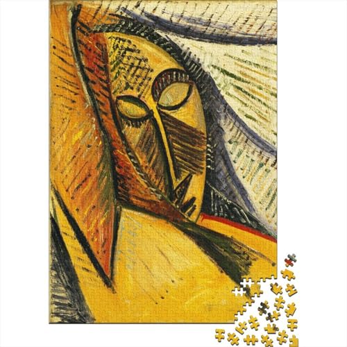 Pablo Picasso Museums Holz Puzzle Impossible Puzzle 1000 Teile Puzzles Für Erwachsene Klassische Puzzlespiel Schwer Pädagogisches Spielzeug Kunst Puzzel von XCOFG