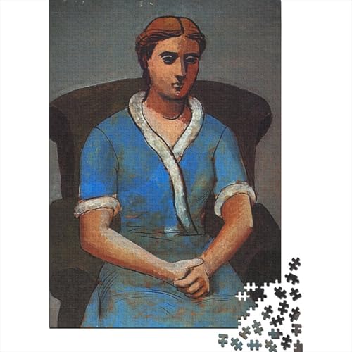 Pablo Picasso Museums Puzzle Spielzeug, Kunst Puzzles, Familienspiele Teenager Erwachsene, Geschenk-Idee, Lustige Puzzle, Weltberühmte Gemälde Puzzlespiel 1000 Teile von XCOFG
