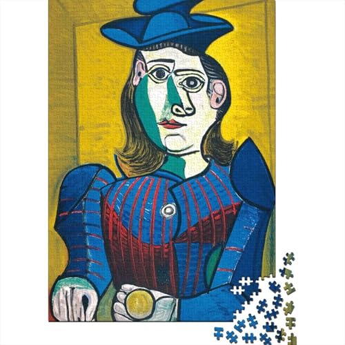 Pablo Picasso Ölmalerei Puzzle 1000 Teile Erwachsene, Lustige Museums Puzzles Geschenk-Idee Für Geburtstag, Weihnachten, Halloween Und Valentinstag von XCOFG