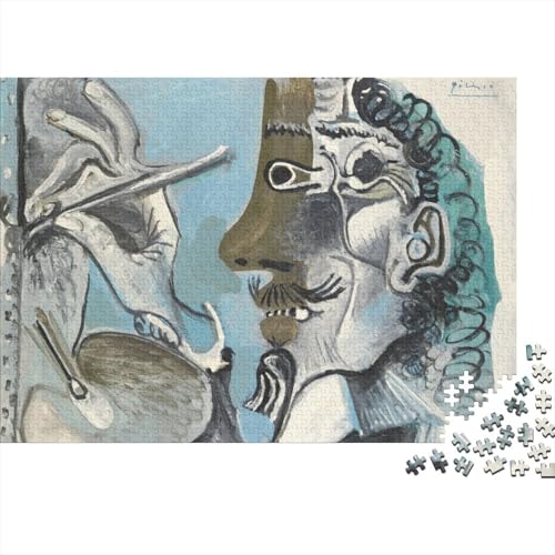 Pablo Picasso Puzzle, Kunst Holzpuzzle, Ölmalerei Puzzles 1000 Teile, Museums Puzzlespiel, Gehirntraining Spielzeug Für Kinder, Impossible Puzzles von XCOFG