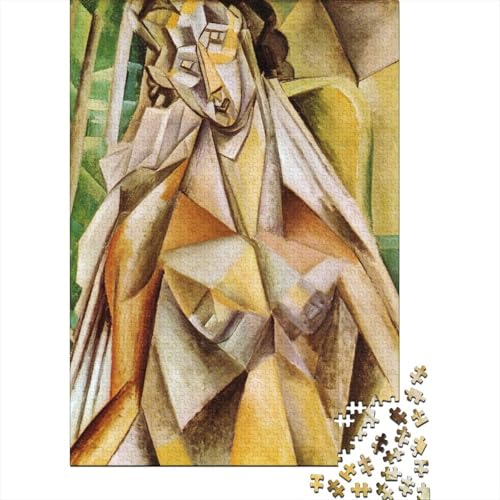 Pablo Picasso Puzzle Spiel 1000 Teile Ölmalerei Puzzlespiel Für Erwachsene, Museums Impossible Puzzles, Kunst Holzpuzzle, Puzzler 1000 Pcs von XCOFG