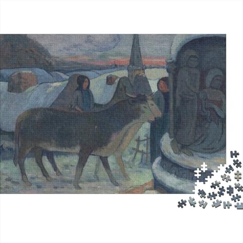 Paul Gauguin Puzzles, Ölmalerei Puzzle 1000 Pieces, Museums Jigsaw Puzzle for Adults, Weltberühmte Gemälde Impossible Puzzlespiel, Board Puzzler von XCOFG