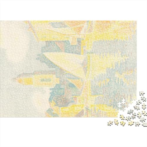 Paul Signac Puzzle 1000 Teile Ölmalerei Puzzles Für Erwachsene Klassische Puzzles Kunst Puzzlespiel Schwer Pädagogisches Spielzeug 1000 Pcs von XCOFG