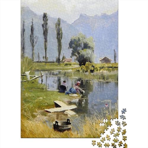 Peder Mork Monsted Holz-Puzzles Weltberühmte Gemälde Puzzle Für Erwachsene, Tolles Geschenk Lernspiel Spielzeug Geschenk Für Museums Holzpuzzle 1000 Pcs von XCOFG