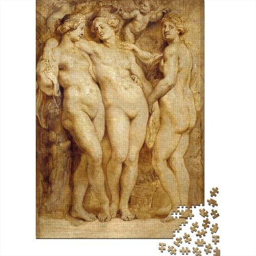 Peter Paul Rubens Puzzle, Museums Holzpuzzle, Kunst Puzzles 1000 Teile, Weltberühmte Gemälde Puzzlespiel, Gehirntraining Spielzeug Für Kinder, Impossible Puzzles von XCOFG