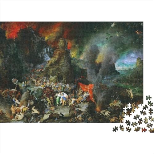 Pieter Bruegel der Ältere Holz Puzzlespiel Für Erwachsene, 1000 Teile, Museums Impossible Puzzle, Übung Für Den Geist, Interaktives Klassische Weltberühmte Gemälde Puzzles von XCOFG