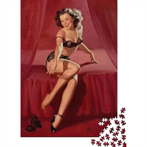 Pin-up Gil Elvgren Puzzle 1000 Teile, Museums Puzzles Für Erwachsene, Geschicklichkeitsspiel Für Die Ganze Familie, Übung Für Den Geist, Ideal Als Wandbild Pin-up Gil Elvgren Puzzle 1000 Teile, Museums Puzzles Für Erwachsene, Geschicklichkeitsspiel Für Die Ganze Familie, Übung Für Den Geist, Ideal Als Wandbild von XCOFG