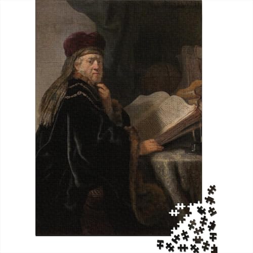Rembrandt Holz Kunst Puzzle, 1000-Teilige Weltberühmte Gemälde Puzzles, Geschicklichkeitsspiel, Für Erwachsene Ölmalerei Puzzlespiel Piele Spielzeug Geschenk Rembrandt Holz Kunst Puzzle, 1000-Teilige Weltberühmte Gemälde Puzzles, Geschicklichkeitsspiel, Für Erwachsene Ölmalerei Puzzlespiel Piele Spielzeug Geschenk von XCOFG