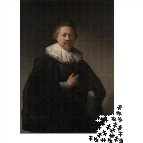 Rembrandt Holz-Puzzles Ölmalerei Puzzle Für Erwachsene, Tolles Geschenk Lernspiel Spielzeug Geschenk Für Museums Holzpuzzle 1000 Pcs von XCOFG