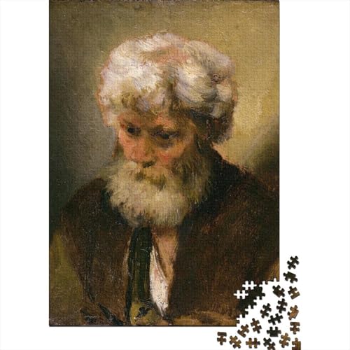 Rembrandt Holz-Puzzles Weltberühmte Gemälde Puzzle Für Erwachsene, Tolles Geschenk Lernspiel Spielzeug Geschenk Für Ölmalerei Holzpuzzle 1000 Pcs Rembrandt Holz-Puzzles Weltberühmte Gemälde Puzzle Für Erwachsene, Tolles Geschenk Lernspiel Spielzeug Geschenk Für Ölmalerei Holzpuzzle 1000 Pcs von XCOFG