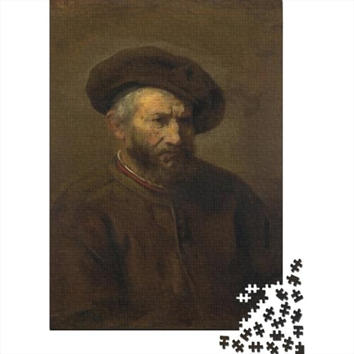 Rembrandt Holz Weltberühmte Gemälde Puzzle, 1000-Teilige Ölmalerei Puzzles, Geschicklichkeitsspiel, Für Erwachsene Museums Puzzlespiel Piele Spielzeug Geschenk von XCOFG