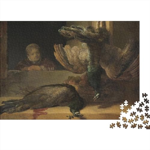 Rembrandt Ölmalerei Puzzle 1000 Teile Erwachsene, Lustige Museums Puzzles Geschenk-Idee Für Geburtstag, Weihnachten, Halloween Und Valentinstag von XCOFG
