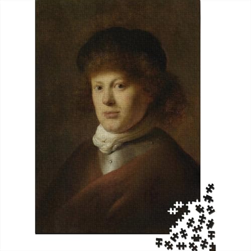 Rembrandt Ölmalerei Puzzle 1000 Teile Erwachsene, Lustige Weltberühmte Gemälde Puzzles Geschenk-Idee Für Geburtstag, Weihnachten, Halloween Und Valentinstag von XCOFG
