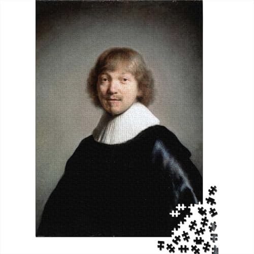 Rembrandt Puzzle, Museums Holzpuzzle, Weltberühmte Gemälde Puzzles 1000 Teile, Kunst Puzzlespiel, Gehirntraining Spielzeug Für Kinder, Impossible Puzzles von XCOFG