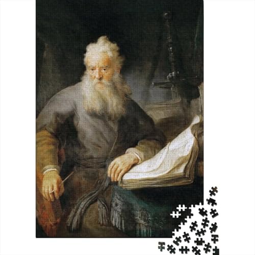 Rembrandt Puzzle 1000 Teile Museums Puzzles Für Erwachsene Klassische Puzzles Kunst Puzzlespiel Schwer Pädagogisches Spielzeug 1000 Pcs von XCOFG
