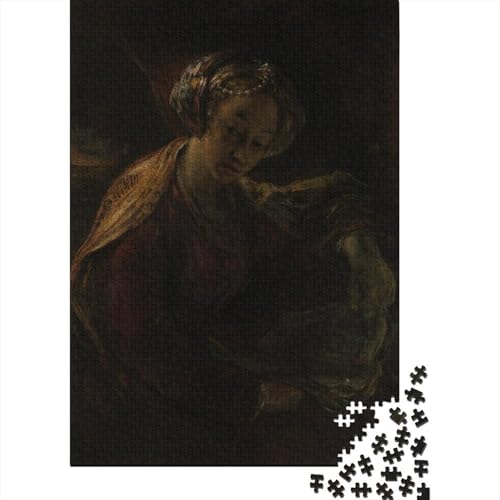 Rembrandt Puzzle 1000 Teile Ölmalerei Puzzles Für Erwachsene Klassische Puzzles Museums Puzzlespiel Schwer Pädagogisches Spielzeug 1000 Pcs von XCOFG