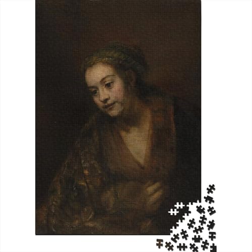 Rembrandt Puzzle Spiel 1000 Teile Museums Puzzlespiel Für Erwachsene, Ölmalerei Impossible Puzzles, Weltberühmte Gemälde Holzpuzzle, Puzzler 1000 Pcs Rembrandt Puzzle Spiel 1000 Teile Museums Puzzlespiel Für Erwachsene, Ölmalerei Impossible Puzzles, Weltberühmte Gemälde Holzpuzzle, Puzzler 1000 Pcs von XCOFG