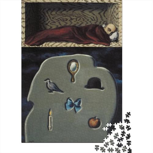 René Magritte 1000 Teile Museums Puzzle Spiele, Ölmalerei Puzzles, Geburtstagsgeschenke, Für Weihnachten Und Valentinstag, Puzzlespiel Familienlernspiel René Magritte 1000 Teile Museums Puzzle Spiele, Ölmalerei Puzzles, Geburtstagsgeschenke, Für Weihnachten Und Valentinstag, Puzzlespiel Familienlernspiel von XCOFG