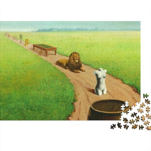René Magritte Holz Ölmalerei Puzzle, 1000-Teilige Kunst Puzzles, Geschicklichkeitsspiel, Für Erwachsene Museums Puzzlespiel Piele Spielzeug Geschenk von XCOFG