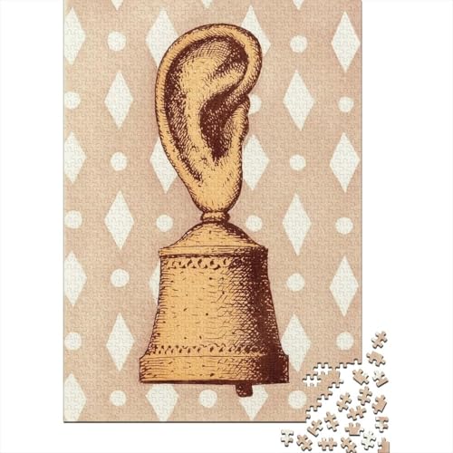 René Magritte Holz Puzzle 1000 Teile Für Erwachsene, Museums Impossible Puzzles, Farbenfrohes Legespiel, Geschicklichkeitsspiel Für Die Ganze Familie, Ölmalerei Puzzle René Magritte Holz Puzzle 1000 Teile Für Erwachsene, Museums Impossible Puzzles, Farbenfrohes Legespiel, Geschicklichkeitsspiel Für Die Ganze Familie, Ölmalerei Puzzle von XCOFG