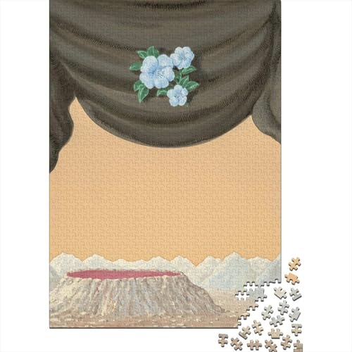 René Magritte Holz Puzzlespiel Für Erwachsene, 1000 Teile, Weltberühmte Gemälde Impossible Puzzle, Übung Für Den Geist, Interaktives Klassische Ölmalerei Puzzles von XCOFG