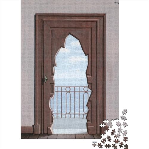 René Magritte Kunst Puzzle 1000 Teile Erwachsene, Lustige Ölmalerei Puzzles Geschenk-Idee Für Geburtstag, Weihnachten, Halloween Und Valentinstag René Magritte Kunst Puzzle 1000 Teile Erwachsene, Lustige Ölmalerei Puzzles Geschenk-Idee Für Geburtstag, Weihnachten, Halloween Und Valentinstag von XCOFG