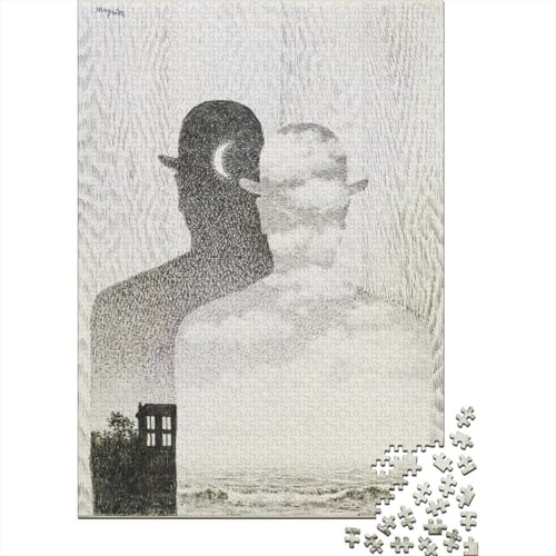 René Magritte Museums Puzzle 1000 Teile Erwachsene, Lustige Kunst Puzzles Geschenk-Idee Für Geburtstag, Weihnachten, Halloween Und Valentinstag René Magritte Museums Puzzle 1000 Teile Erwachsene, Lustige Kunst Puzzles Geschenk-Idee Für Geburtstag, Weihnachten, Halloween Und Valentinstag von XCOFG