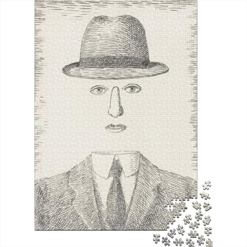 René Magritte Puzzle, Kunst Holzpuzzle, Skizze Puzzles 1000 Teile, Druckgrafik Puzzlespiel, Gehirntraining Spielzeug Für Kinder, Impossible Puzzles René Magritte Puzzle, Kunst Holzpuzzle, Skizze Puzzles 1000 Teile, Druckgrafik Puzzlespiel, Gehirntraining Spielzeug Für Kinder, Impossible Puzzles von XCOFG