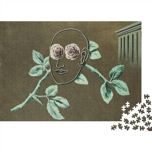 René Magritte Puzzle, Ölmalerei Holzpuzzle, Museums Puzzles 1000 Teile, Kunst Puzzlespiel, Gehirntraining Spielzeug Für Kinder, Impossible Puzzles René Magritte Puzzle, Ölmalerei Holzpuzzle, Museums Puzzles 1000 Teile, Kunst Puzzlespiel, Gehirntraining Spielzeug Für Kinder, Impossible Puzzles von XCOFG