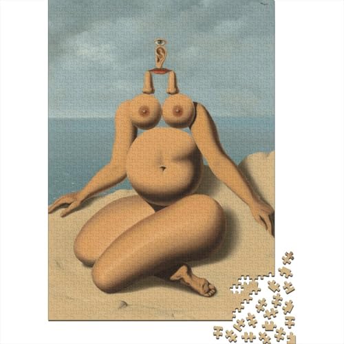 René Magritte Puzzle, Weltberühmte Gemälde Holzpuzzle, Museums Puzzles 1000 Teile, Ölmalerei Puzzlespiel, Gehirntraining Spielzeug Für Kinder, Impossible Puzzles René Magritte Puzzle, Weltberühmte Gemälde Holzpuzzle, Museums Puzzles 1000 Teile, Ölmalerei Puzzlespiel, Gehirntraining Spielzeug Für Kinder, Impossible Puzzles von XCOFG