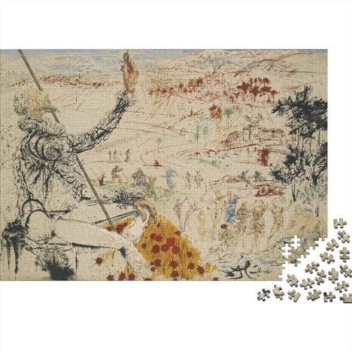 Salvador Dalí Holz Museums Puzzle, 1000-Teilige Ölmalerei Puzzles, Geschicklichkeitsspiel, Für Erwachsene Kunst Puzzlespiel Piele Spielzeug Geschenk Salvador Dalí Holz Museums Puzzle, 1000-Teilige Ölmalerei Puzzles, Geschicklichkeitsspiel, Für Erwachsene Kunst Puzzlespiel Piele Spielzeug Geschenk von XCOFG