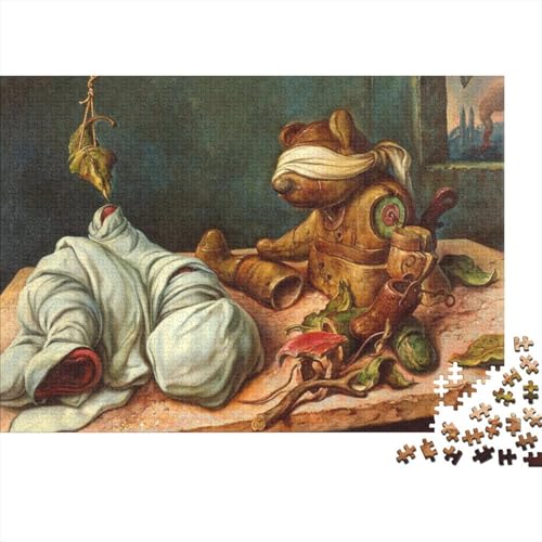 Samuel Bak Museums Puzzles 1000 Teile, Kunst Puzzle DIY Holzpuzzle, Weltberühmte Gemälde Klassische Puzzlespiel Spielzeug, Familienspaß Jigsaw Board 1000 Pcs von XCOFG