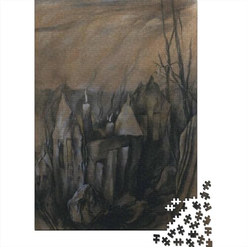 Samuel Bak Puzzle, Kunst Holzpuzzle, Druckgrafik Puzzles 1000 Teile, Museums Puzzlespiel, Gehirntraining Spielzeug Für Kinder, Impossible Puzzles von XCOFG