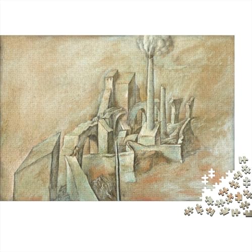 Samuel Bak Skizze Puzzle 1000 Teile Erwachsene, Lustige Druckgrafik Puzzles Geschenk-Idee Für Geburtstag, Weihnachten, Halloween Und Valentinstag von XCOFG