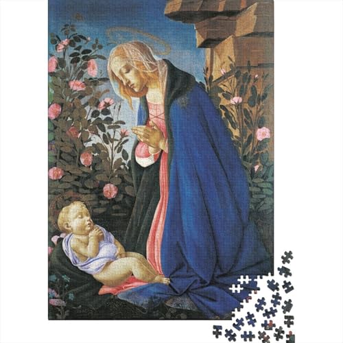 Sandro Botticelli Museums Puzzle 1000 Teile Erwachsene, Lustige Kunst Puzzles Geschenk-Idee Für Geburtstag, Weihnachten, Halloween Und Valentinstag von XCOFG